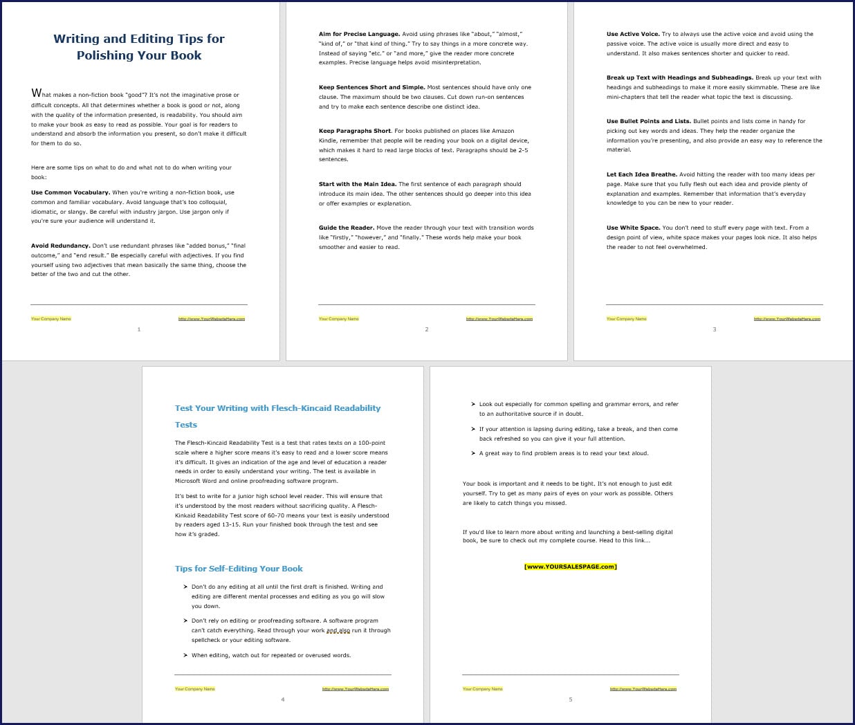 Write Your Expert Book Expansion Pack - Writing and Editing Tips Write Your Expert Book Expansion Pack - Writing and Editing Tips