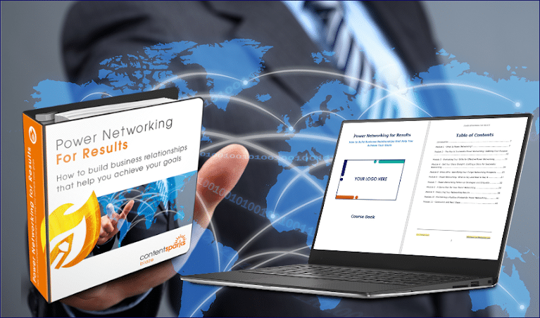 Power Networking for Results_ sales page collage Power Networking for Results