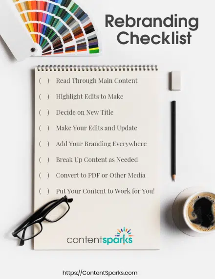 Checklist for branding content