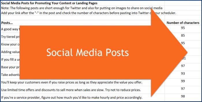 Profitable Pricing - Social Posts