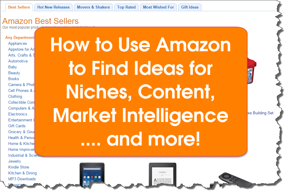 How to use amazon for niche market research