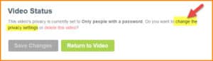 The Easy Way to Use WordPress to Deliver Your eCourse 3 Scroll down in your settings page and click on 'change privacy settings'