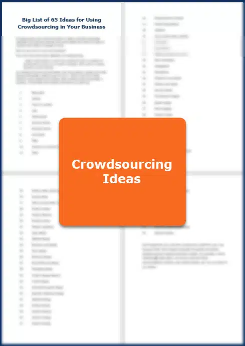 Crowdsourcing Essentials - Bonus List of Ideas