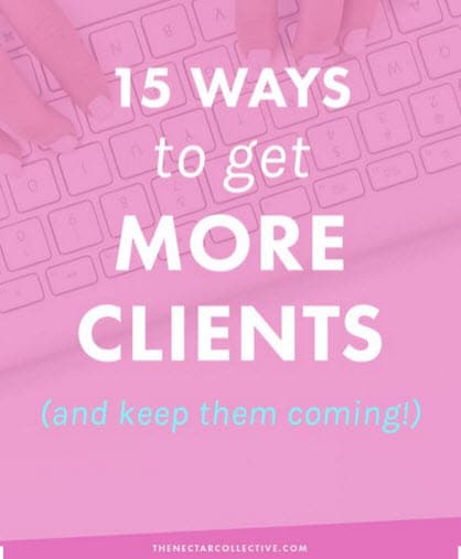 15 Ways to get more clients