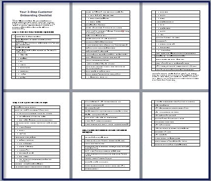 BONUS - Customer Onboarding Process Checklist