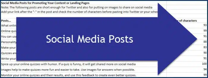 Quiz Building for Marketers - Social Posts