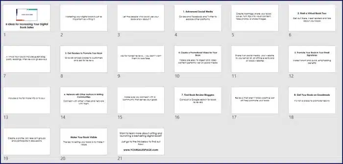 Write Your Expert Book Expansion Pack - 8 Ideas for Increasing Digital Book Sales Slideshow