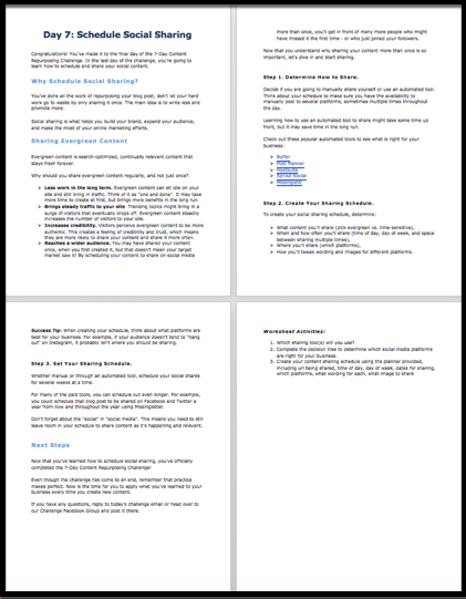content repurpose challenge