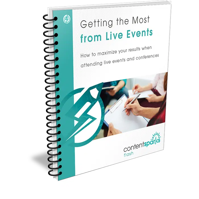 Get the most from attending live events