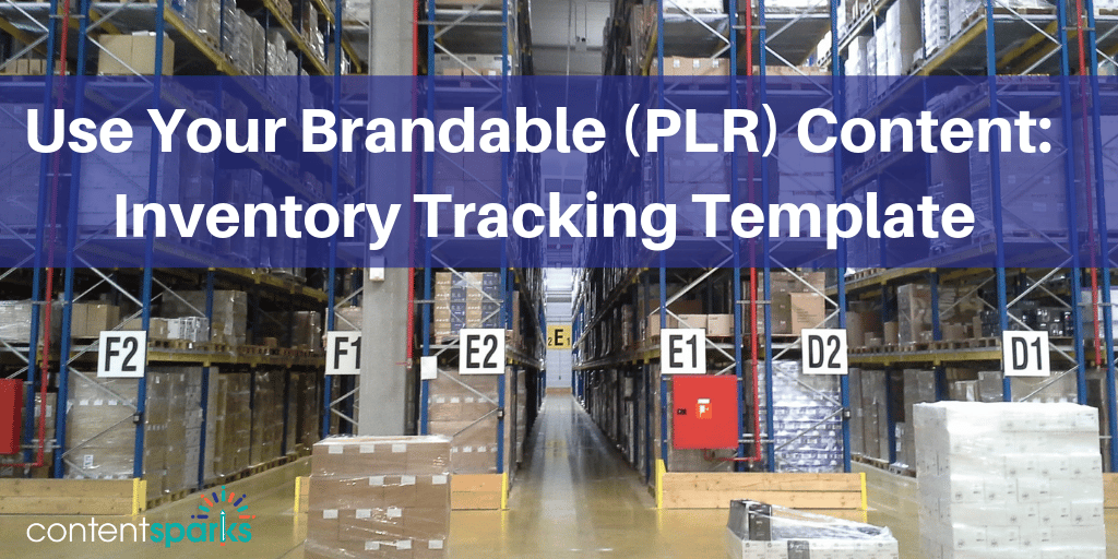 PLR Content Inventory Tracking