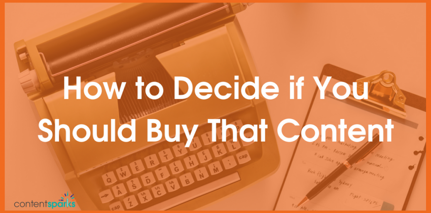 Content Buyer’s Checklist: 5 Factors to Consider BEFORE You Buy Brandable (PLR) Content