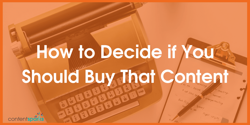 Content Buyer’s Checklist: 5 Factors to Consider BEFORE You Buy Brandable (PLR) Content