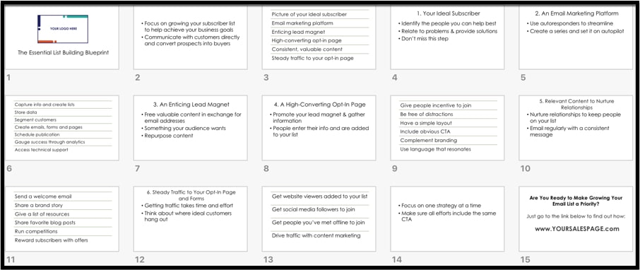 The Essential List Building Blueprint 3 The Essential List Building Blueprint - Image 3