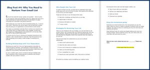 How to Build an Email List from Scratch - Blog Post 4