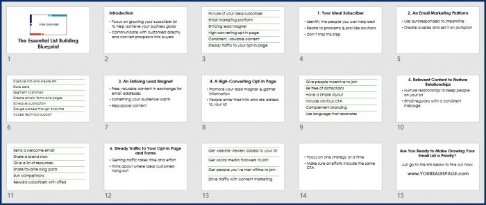 How to Build an Email List from Scratch - Opt In Slideshow