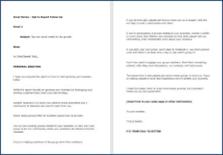 Create Your Business Growth Plan - Opt In Email 5