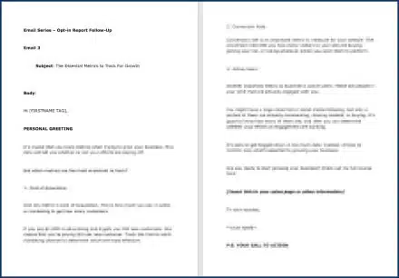 Create Your Business Growth Plan - Opt In Email 3