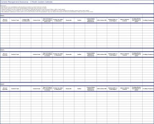 Content Management Bootcamp - Content Calendar