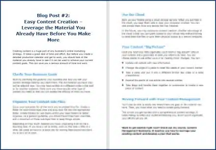 Content Management Bootcamp - Opt-In Blog 2