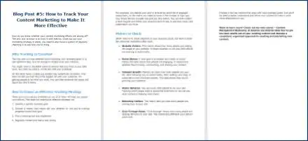 Content Management Bootcamp - Opt-In Blog 5