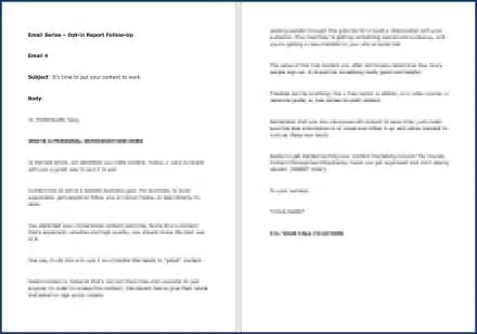 Content Management Bootcamp - Opt-In Email 4