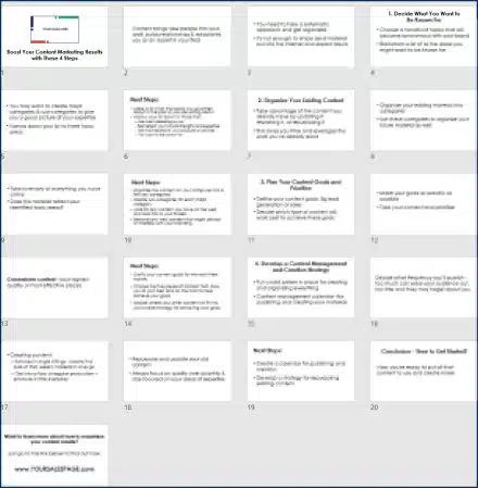 Content Management Bootcamp - Opt-In Slide Show