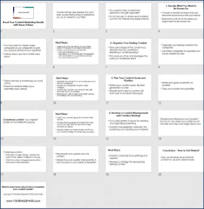 Content Management Bootcamp - Opt-In Slide Show