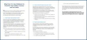 Launch & Market Your Online Course - Opt-In Blog 1