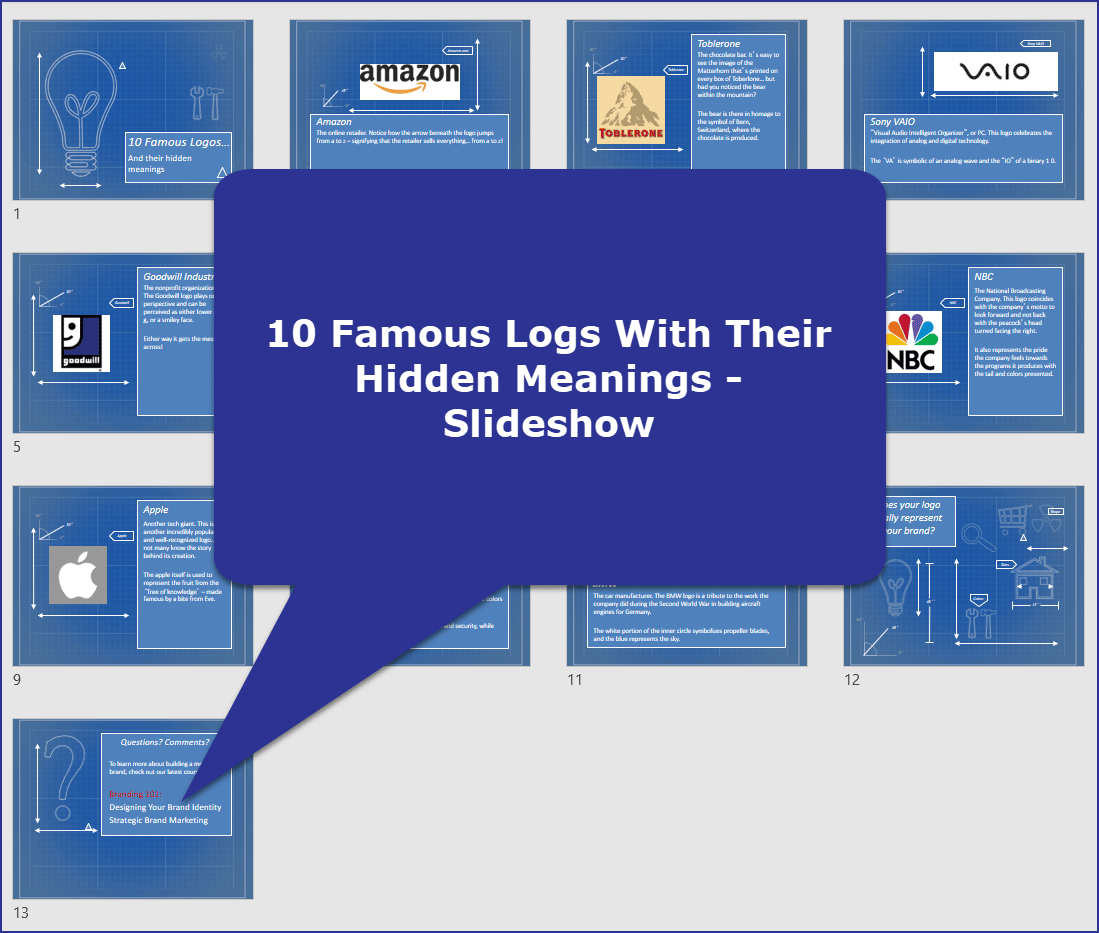 Designing Your Brand Identity - 10 Famous Logos Slideshow