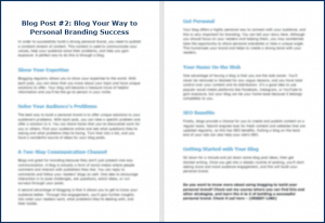 Build Your Unique Personal Brand - Opt In Blog 2