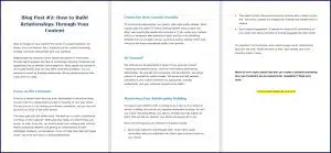 How to Create a Realistic Content Marketing Plan - Blog Post 2
