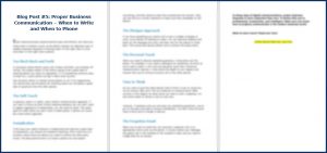 Essential Business Writing Skills - Opt In Blog 5