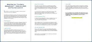 Sales Skills - Blog Post #1