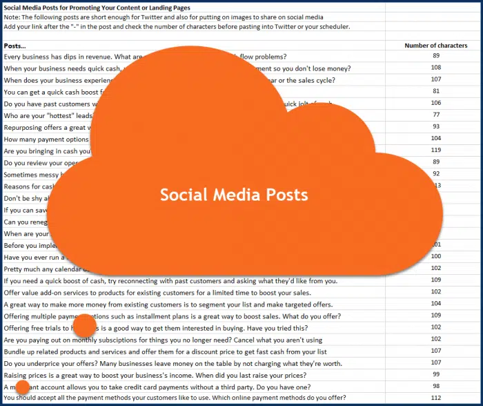 Fast Cash Strategies - Social Media Posts