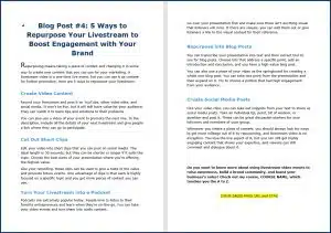 Live Video Marketing - Blog Post 4