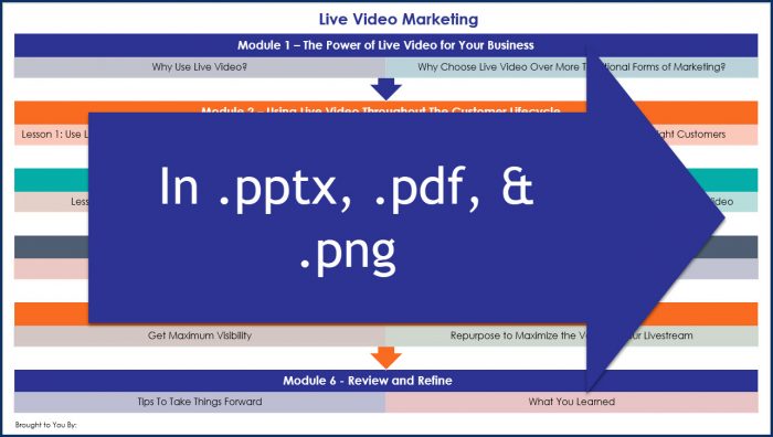 Live Video Marketing - Overview Infographic