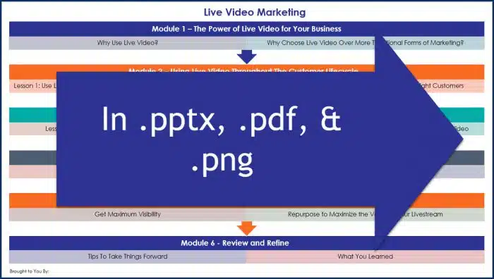 Live Video Marketing - Overview Infographic