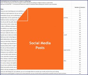 How to Attract Free Publicity - Social Media Posts