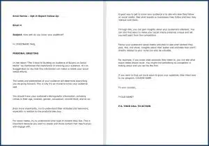 Build Your Audience Using Social Media - Report Follow Up Email 4