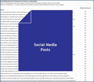 Build Your Audience Using Social Media - Social Media Posts