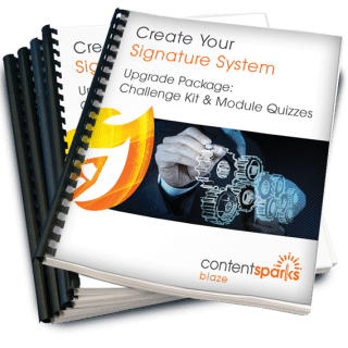 Create Your Signature System - Upgrade Challenge & Quizzes