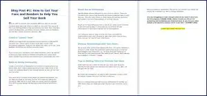 Promote & Market Your Business Book - Blog Post 1