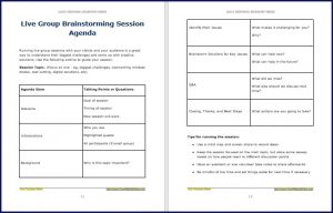 Live Group Brainstorming Session Agenda