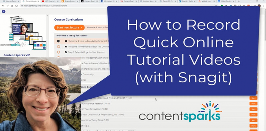 How to Create Quick Online Video Tutorials