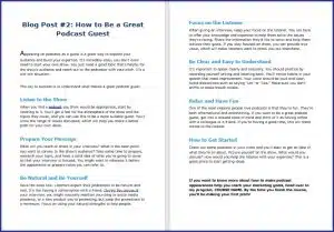 How to Get Interviewed on Podcasts - Blog Post 2
