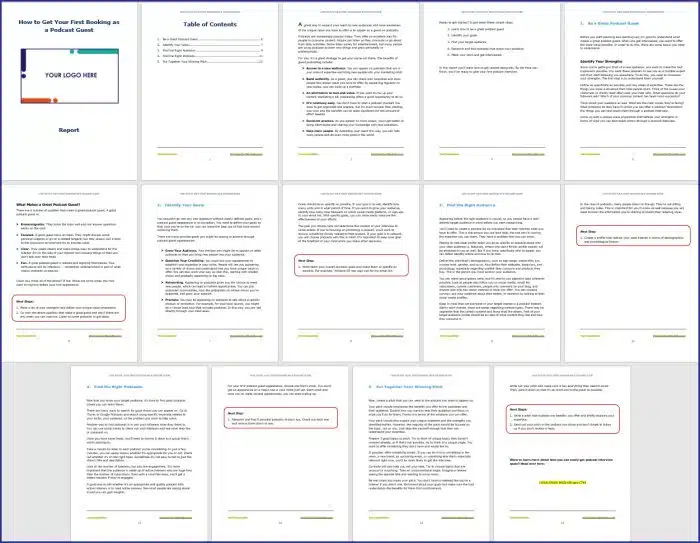 How to Get Interviewed on Podcasts - Opt In Report