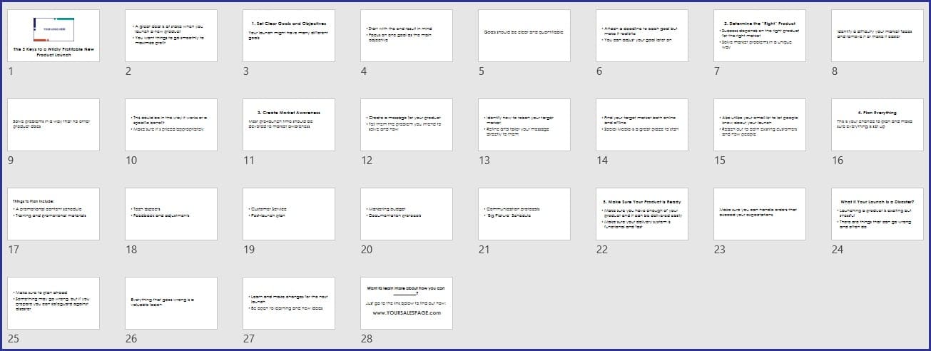 Launch Your Product Like a Pro - Opt In Slideshow