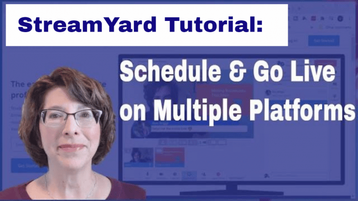 StreamYard Tutorial: Schedule and Go Live on Facebook and YouTube