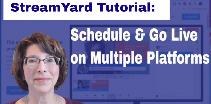 StreamYard Tutorial: Schedule and Go Live on Facebook and YouTube