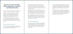 How to Create a Membership Site - Blog Post 5